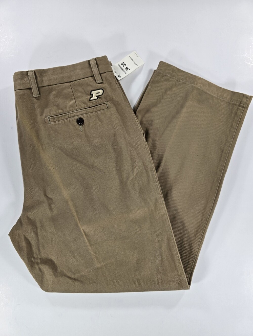 NEW Dockers Purdue University Boilermakers Mens 36×30 Chino Pants Khaki Logo NWT